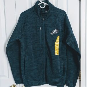 NWT! Philadelphia Eagles ZIP-UP size MEDIUM